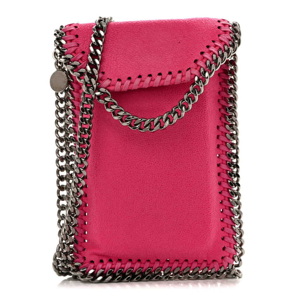 Shaggy Deer Phone Holder Crossbody Hot Pink