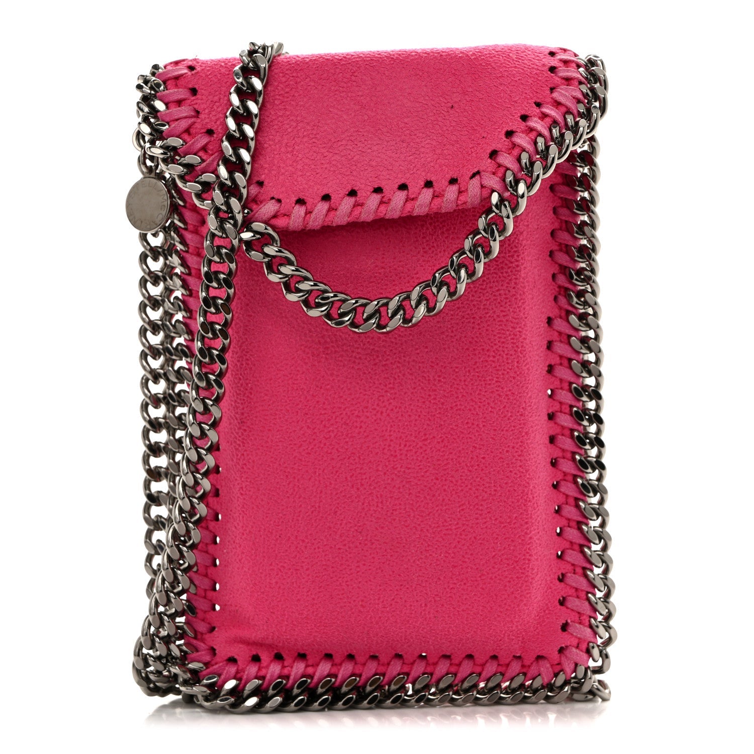 Shaggy Deer Phone Holder Crossbody Hot Pink
