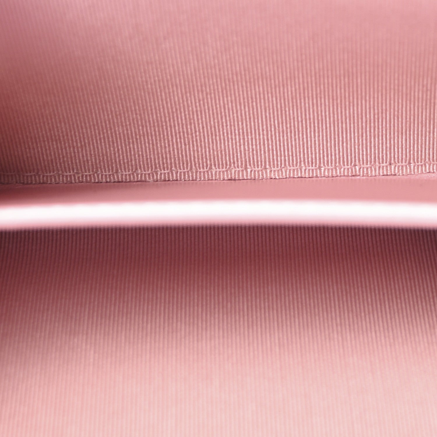 Iridescent Caviar Quilted Flap  Holder On Chain Pink