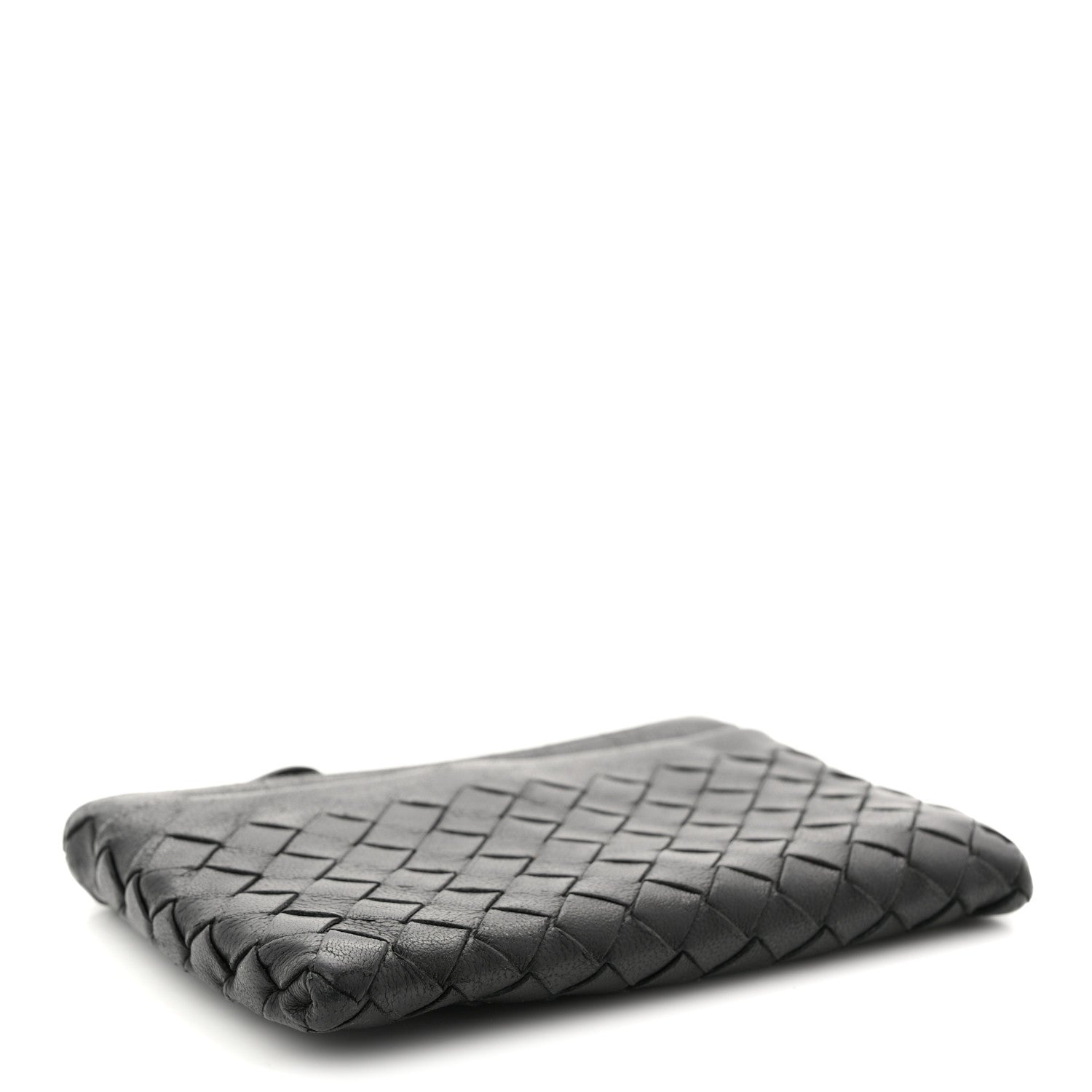 Nappa Intrecciato Key Holder Black