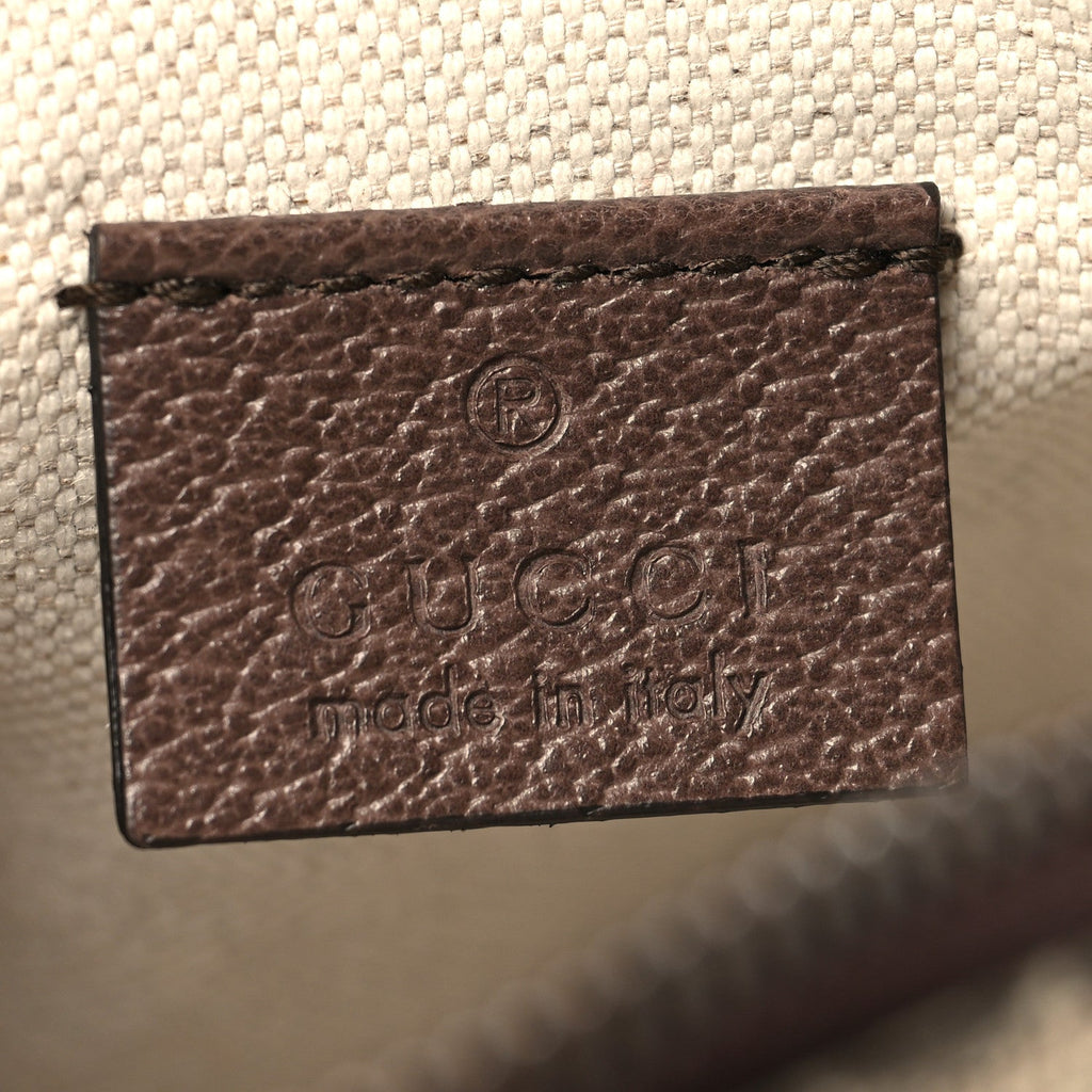 GG Supreme Monogram Mini Neo Vintage Double Zip Messenger Bag Beige New Acero Crop