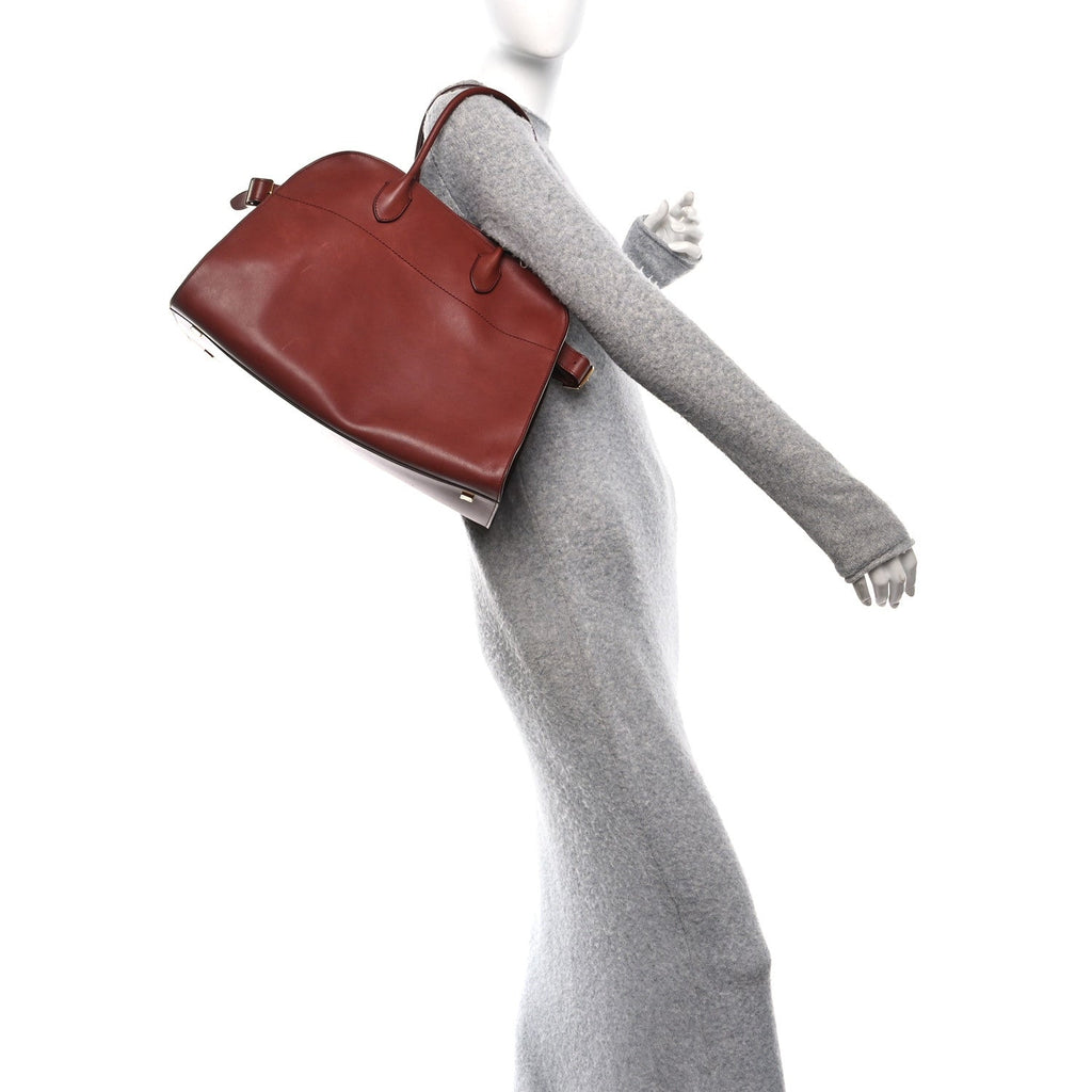 Polished Saddle Calfskin Soft Margaux 15 Cognac