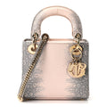 Lizard Ombre Mini Lady Dior Light Pink