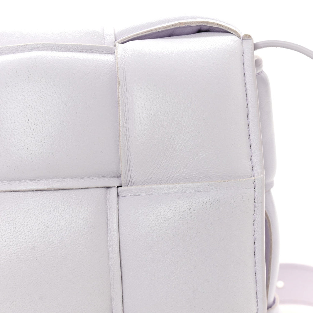 Nappa Maxi Intreccio Padded Cassette Crossbody Bag Mirth Washed