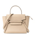 Grained Calfskin Nano Belt Bag Light Taupe