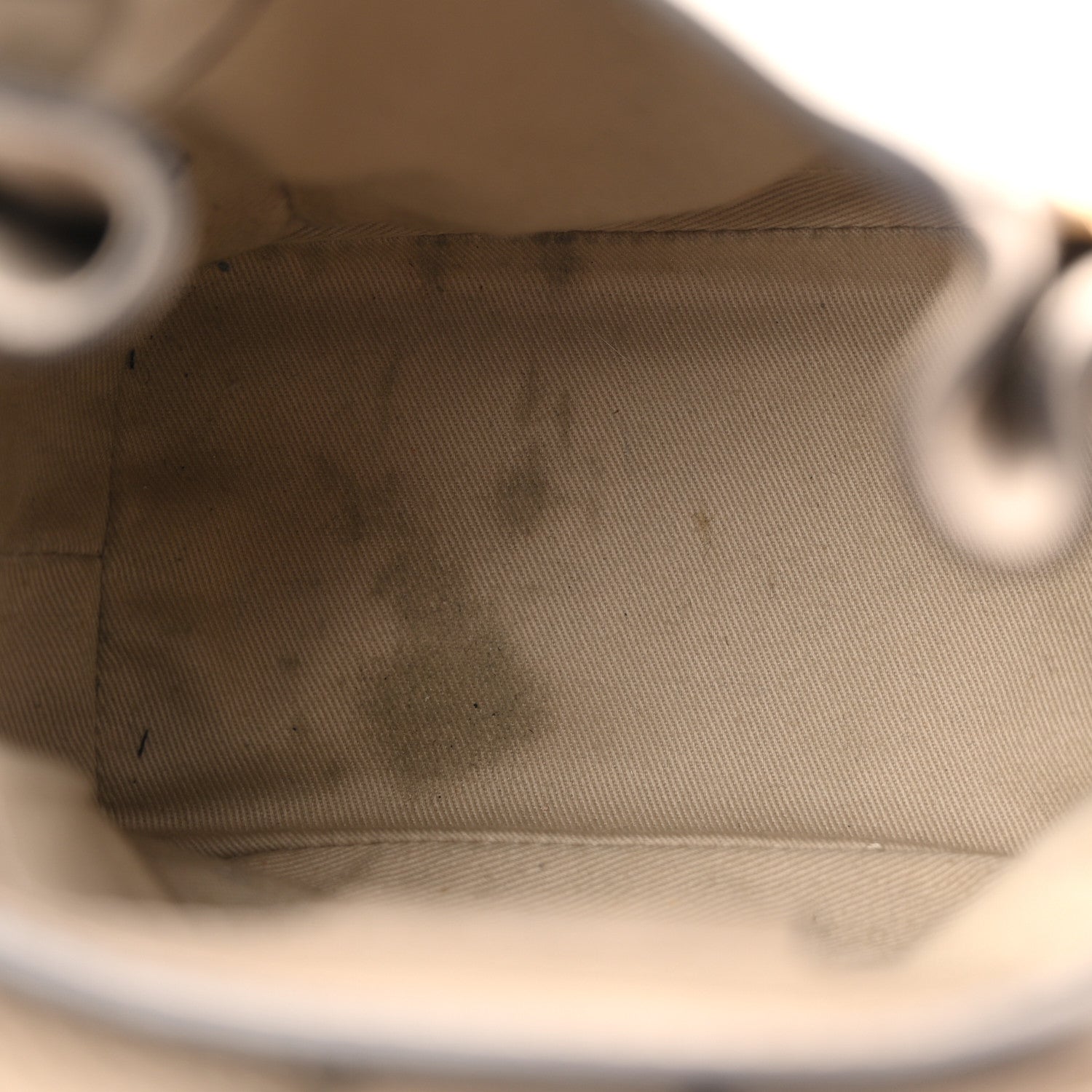 Suede Calfskin Mini Faye Backpack Motty Grey