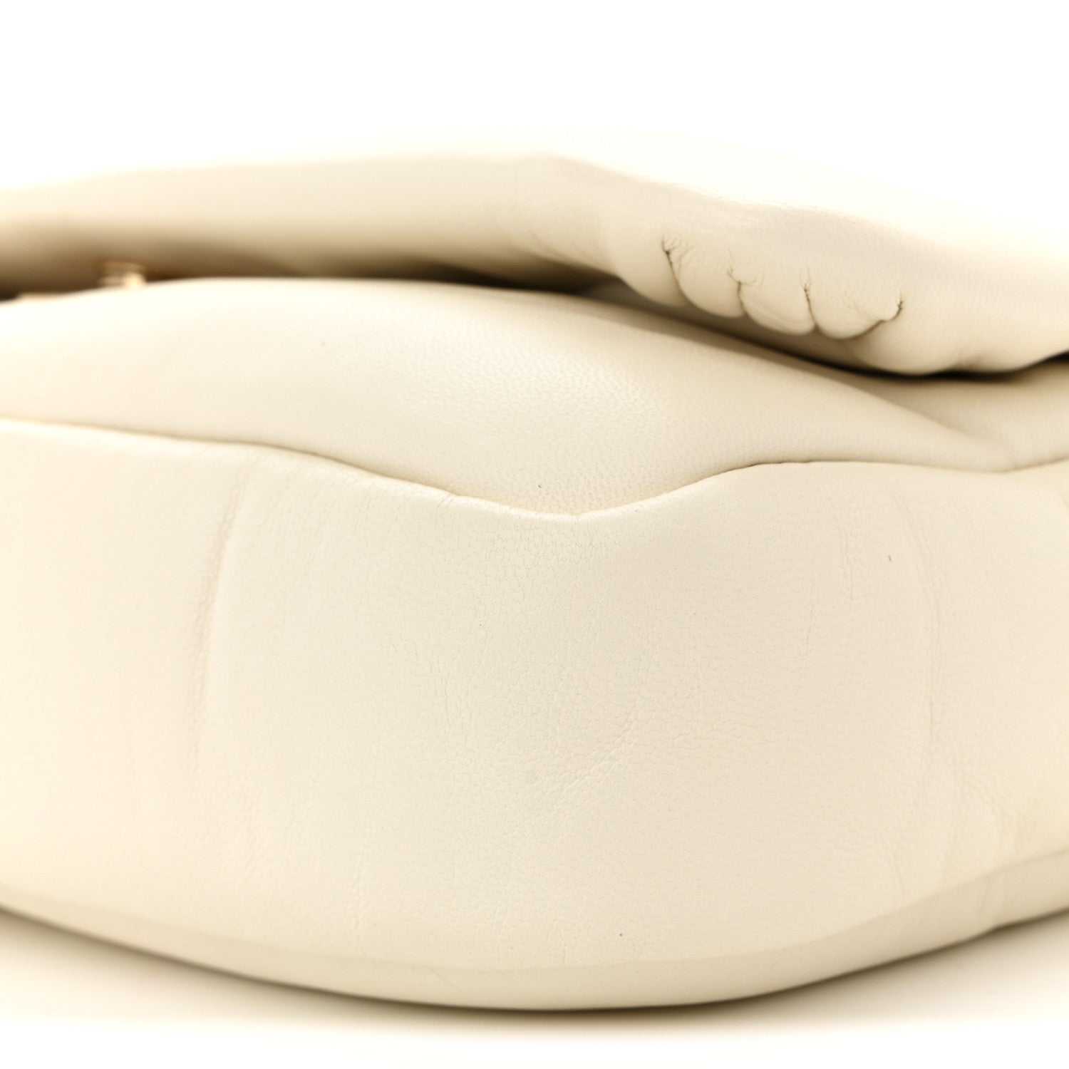 Lambskin Mini GG Milano Top Handle Shoulder Bag White