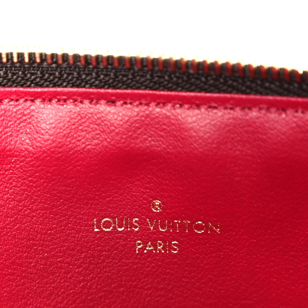 Monogram Pochette Felicie Chain Wallet Fuchsia