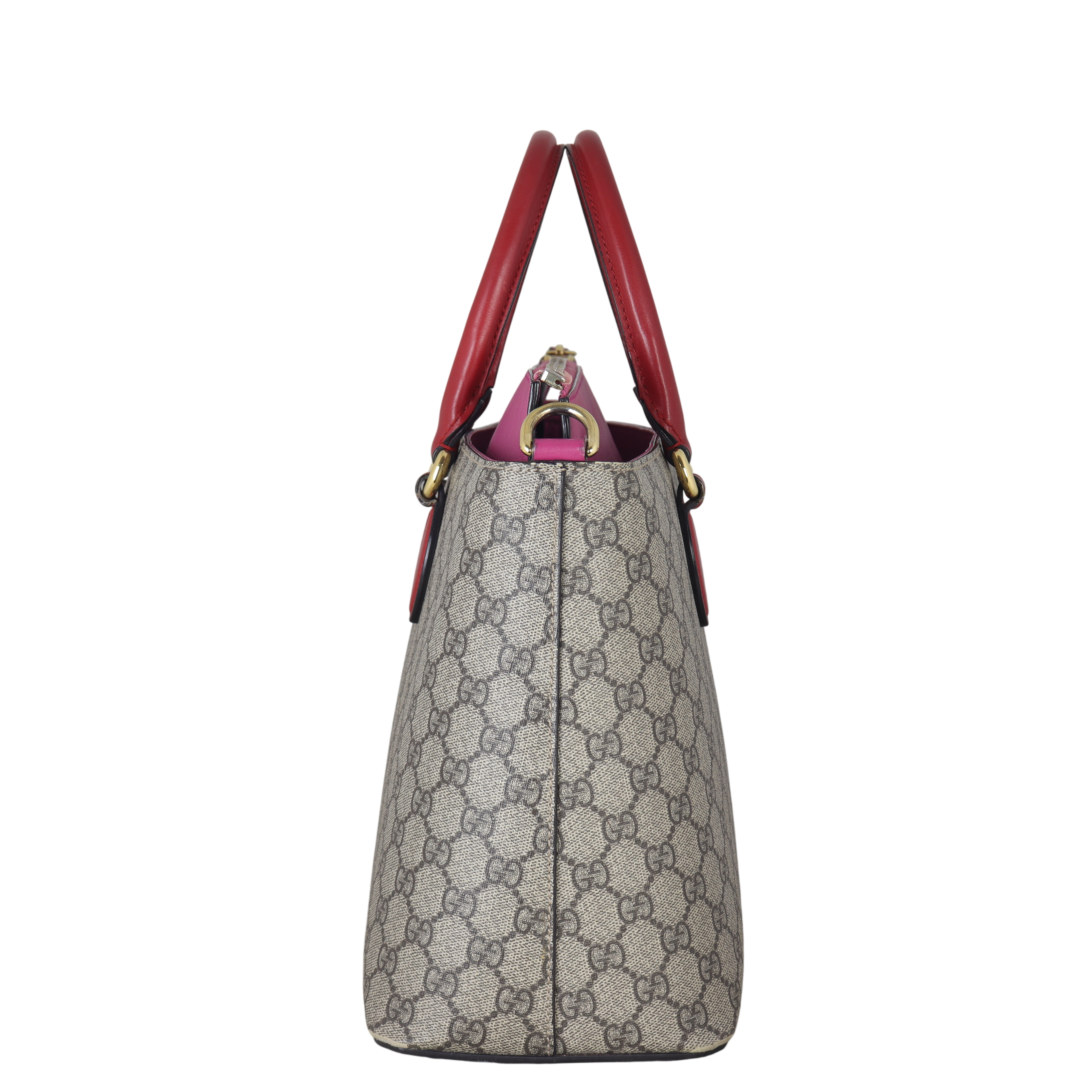Gucci GG Supreme Linea A Zip Tote