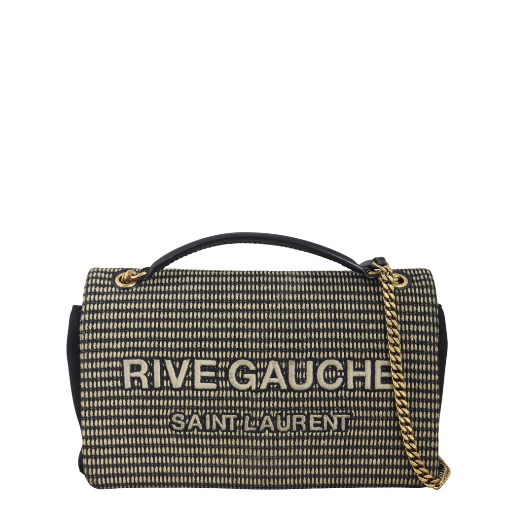 Saint Laurent Rive Gauche Chain Bag Embroidered