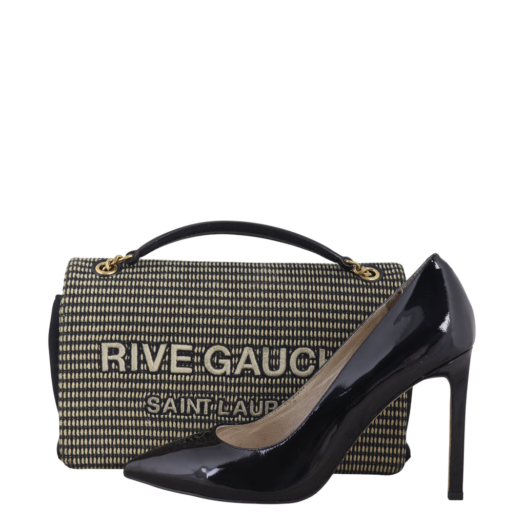 Saint Laurent Rive Gauche Chain Bag Embroidered