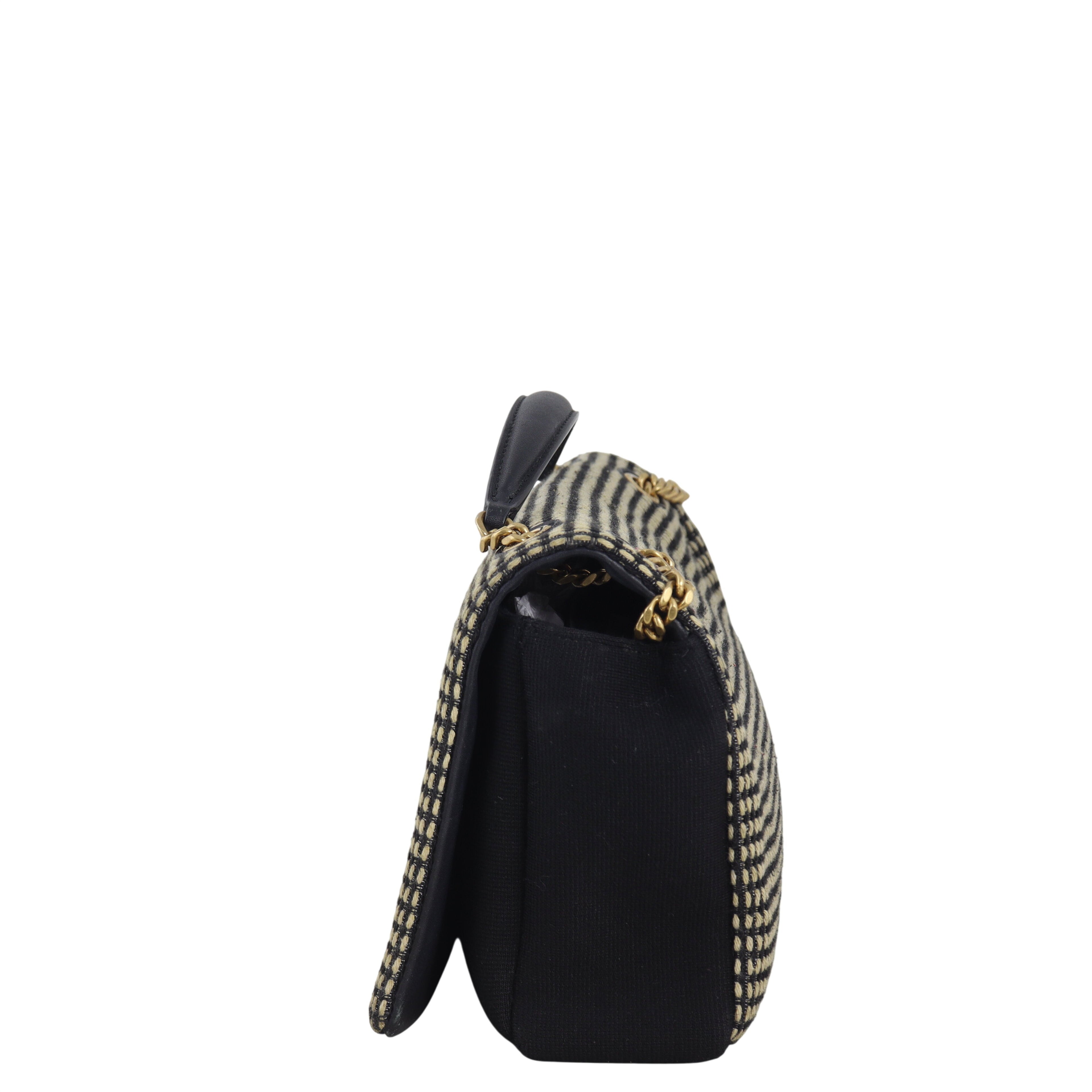 Saint Laurent Rive Gauche Chain Bag Embroidered