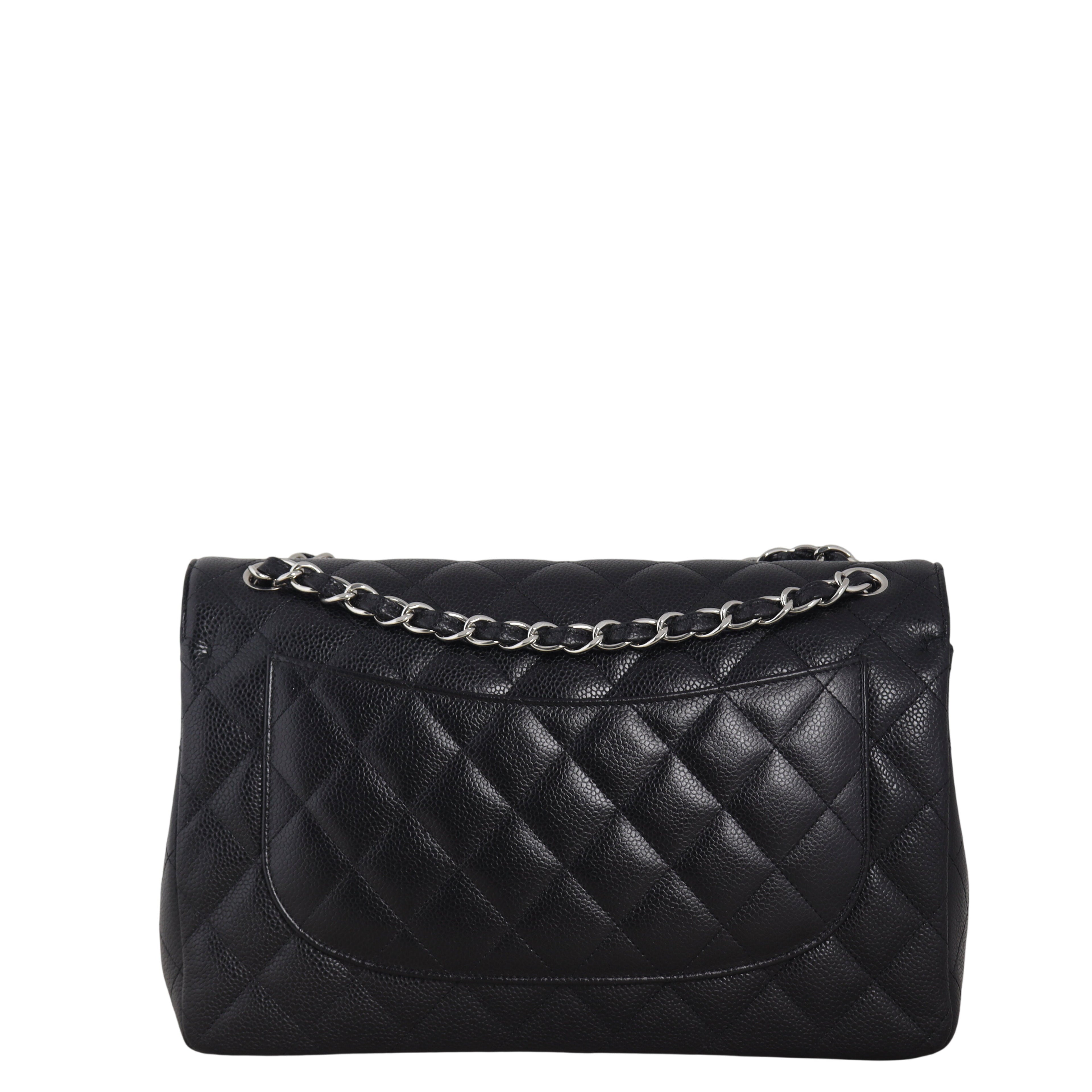 Chanel Classic Double Flap Jumbo Caviar