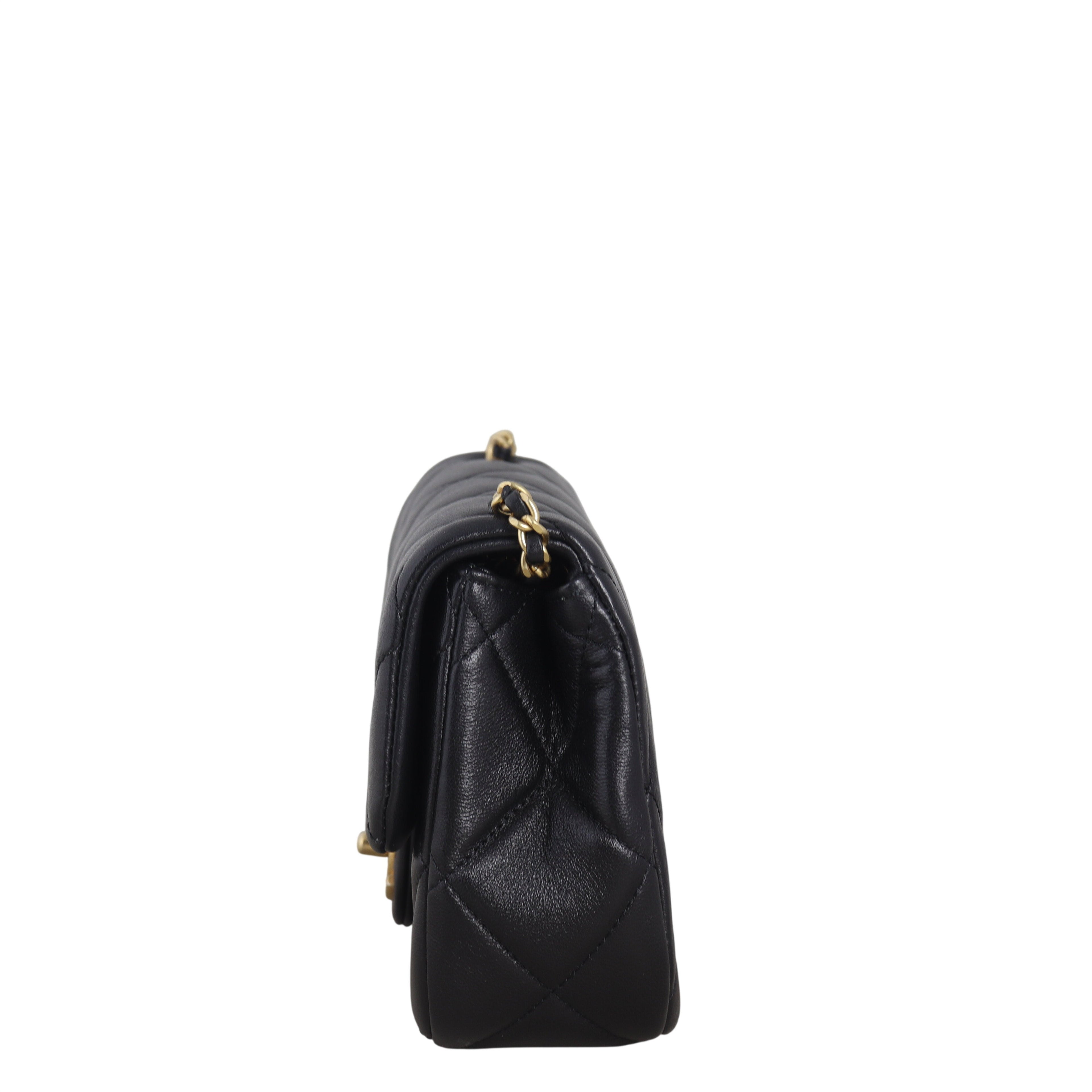 Chanel Double Pearl Mini Flap Bag