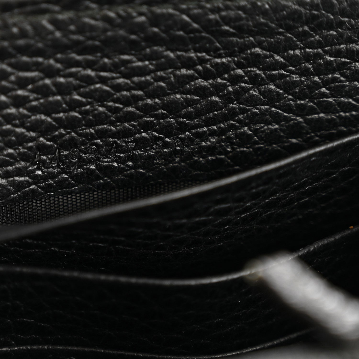 Dollar Calfskin GG Zip Around Wallet Black