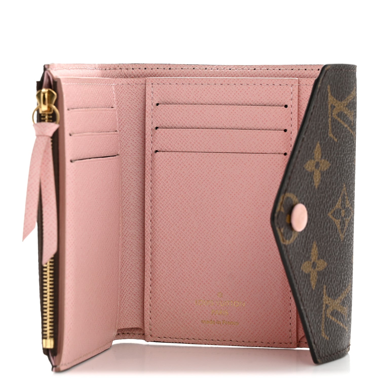 Monogram Victorine Wallet Rose Ballerine