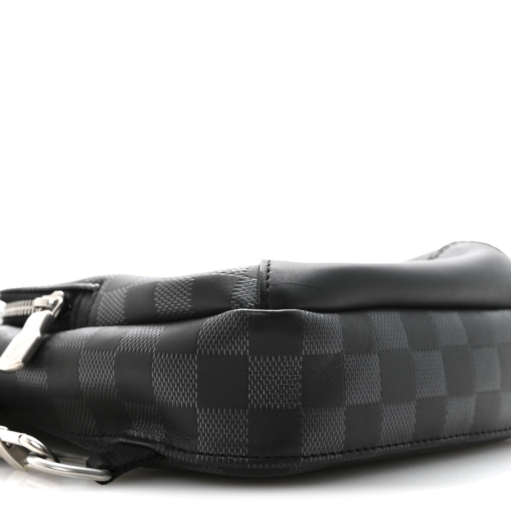 Damier Graphite Avenue Sling Bag Onyx Silver