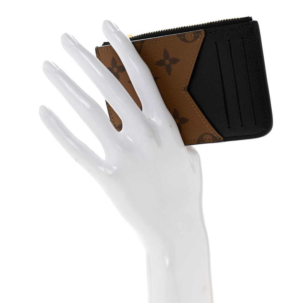 Reverse Monogram Zipped Romy  Holder