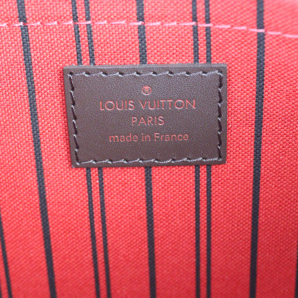 Louis Vuitton Neverfull Pochette Damier Ebene