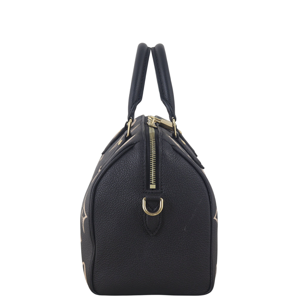 Louis Vuitton Speedy 25 Bandouliere Monogram Empreinte Giant Bicolour