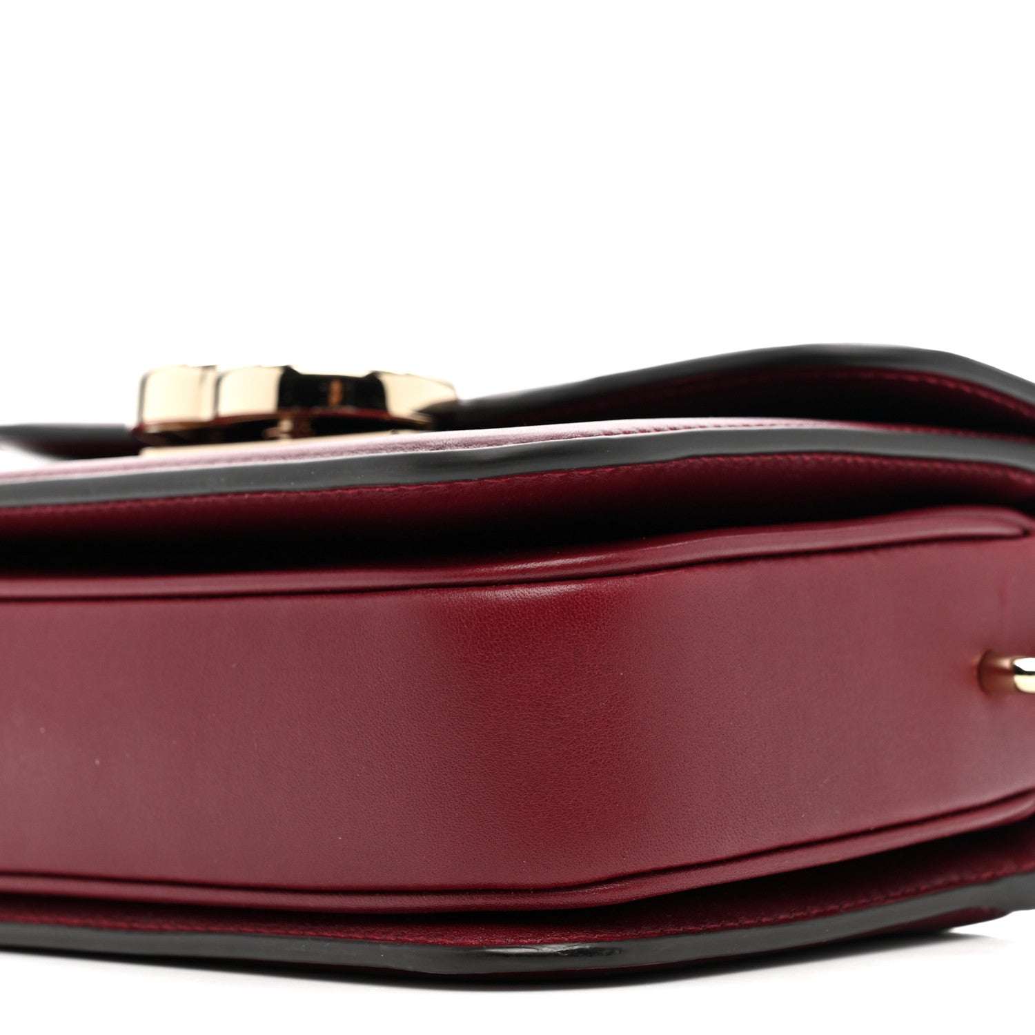 Crepe Wool Silk GG Monogram Go Small Shoulder Bag Rosso Ancora