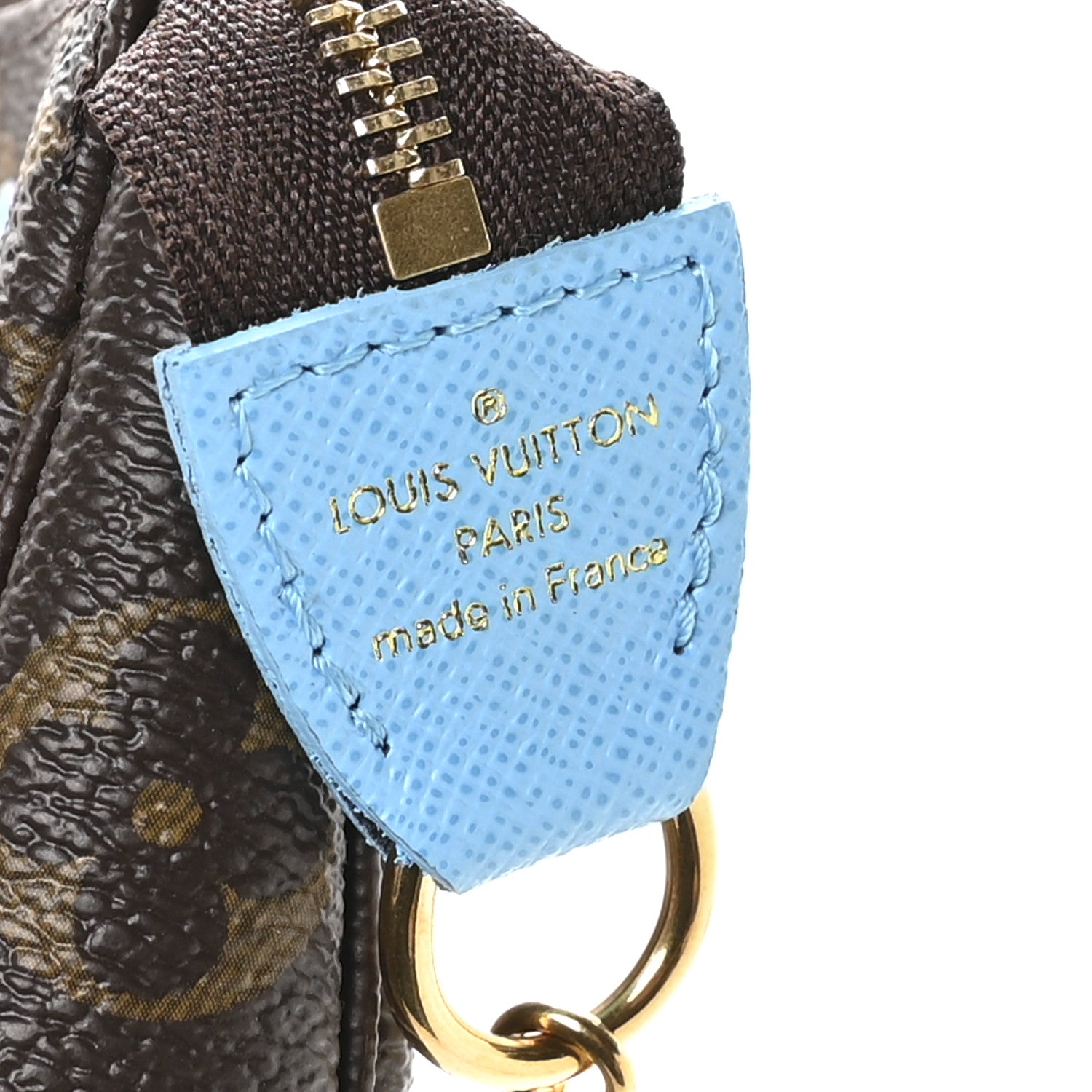 Monogram 2022 Christmas Animation Tokyo Mini Pochette Accessories Blue