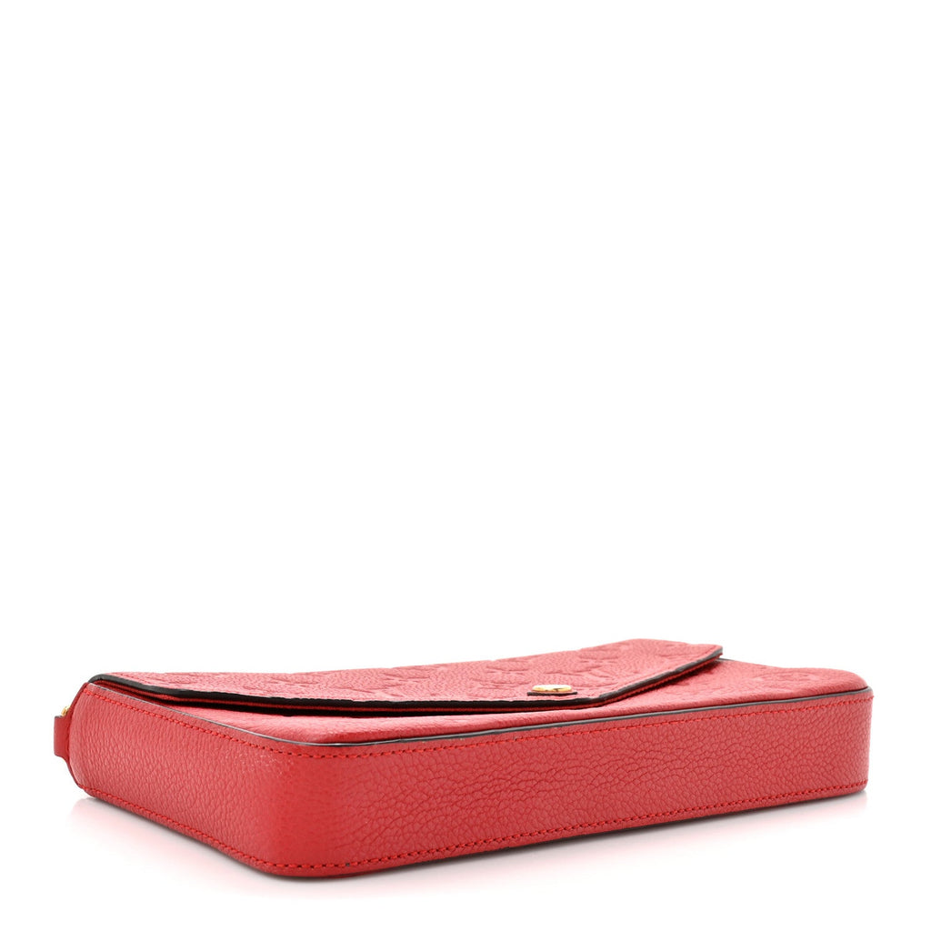 Empreinte Pochette Felicie Chain Wallet Scarlet