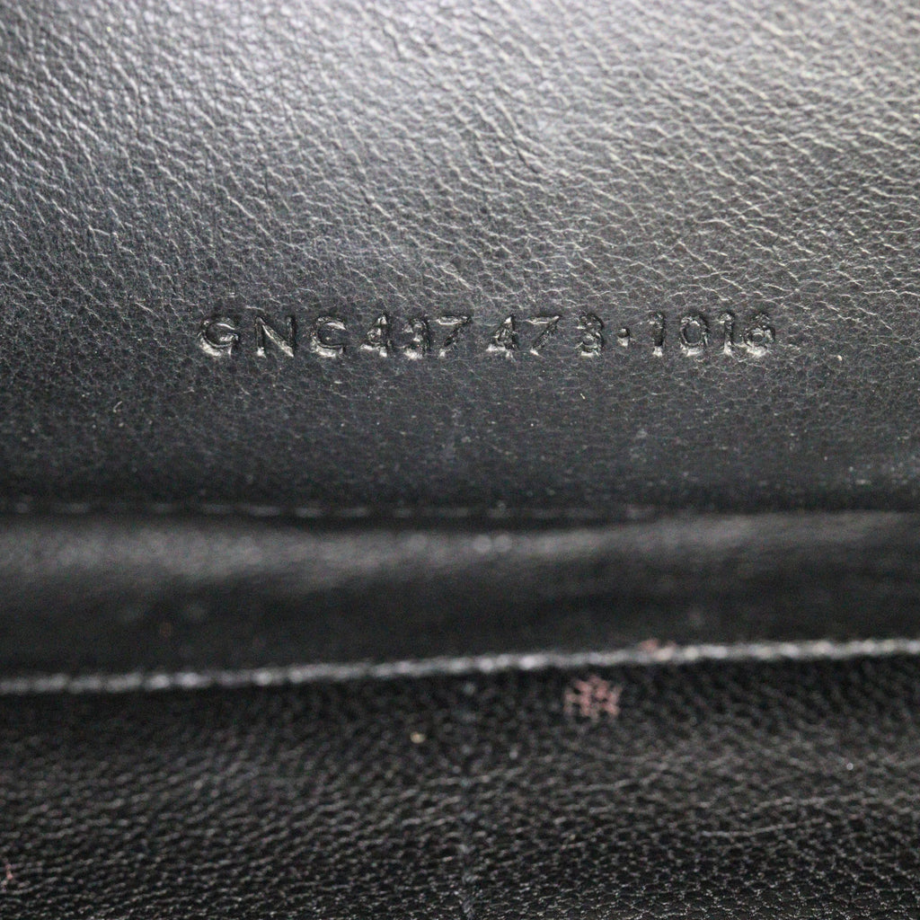 Saint Laurent Monogram Mix Matelasse Envelope Wallet on Chain