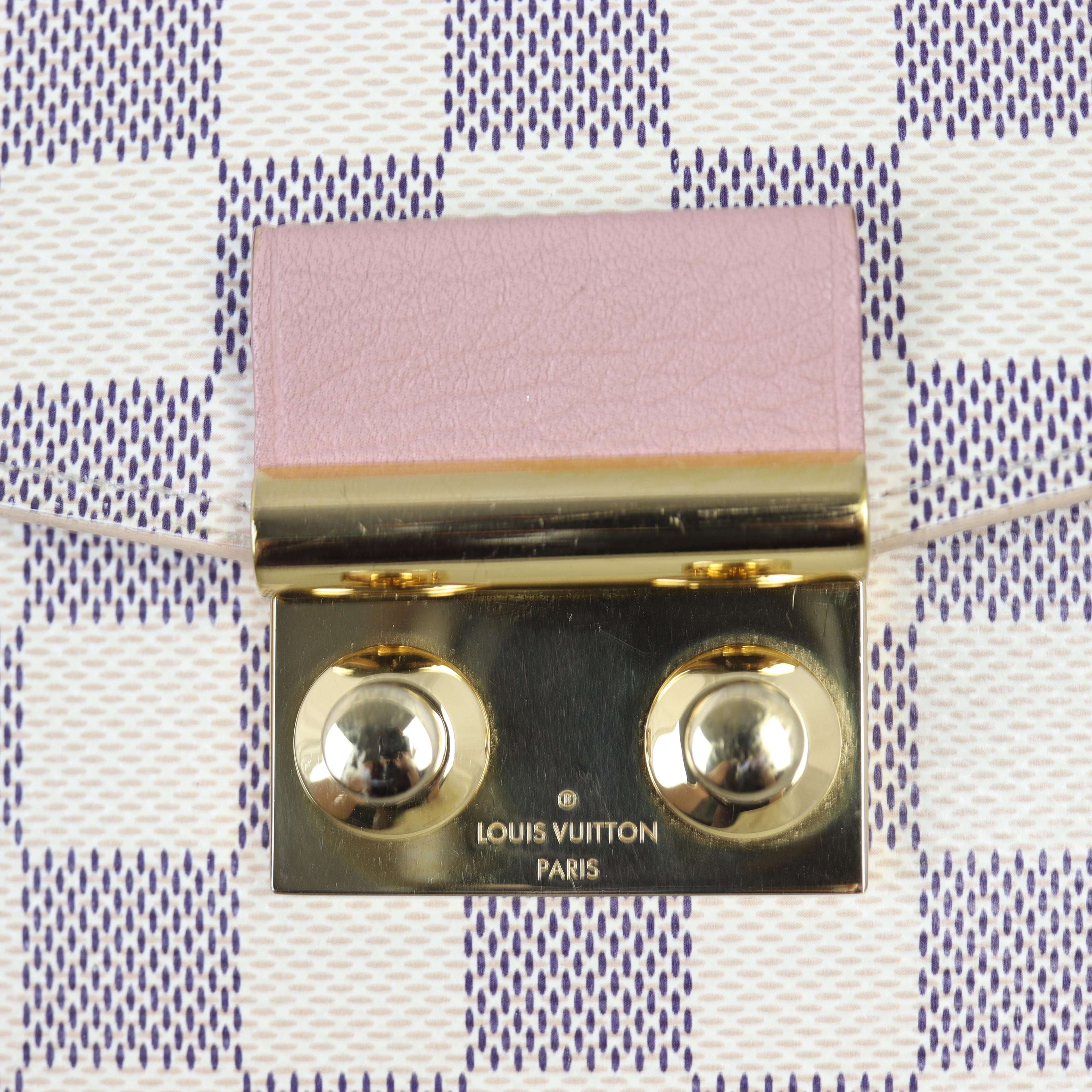 Louis Vuitton Croisette Chain Wallet Damier Azur