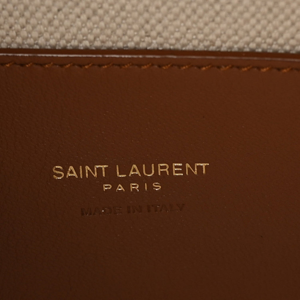Linen Calfskin Monogram Small Solferino Satchel Greggio Brick