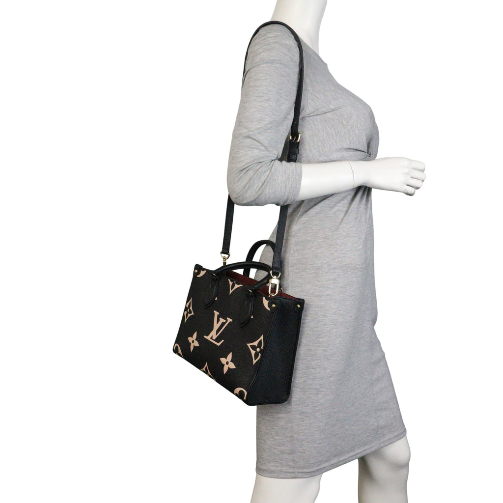 Louis Vuitton OnTheGo PM Monogram Empreinte Giant Bicolour