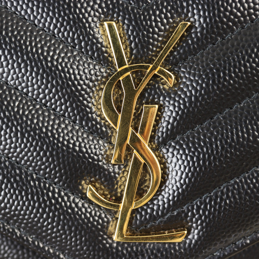 Saint Laurent Cassandre Envelope Chain Wallet