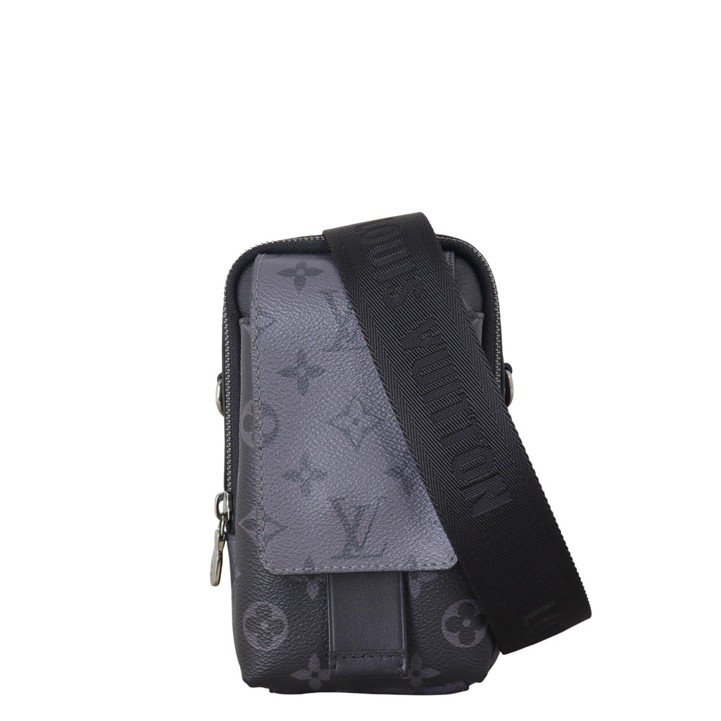 Louis Vuitton Double Phone Pouch Monogram Eclipse Reverse