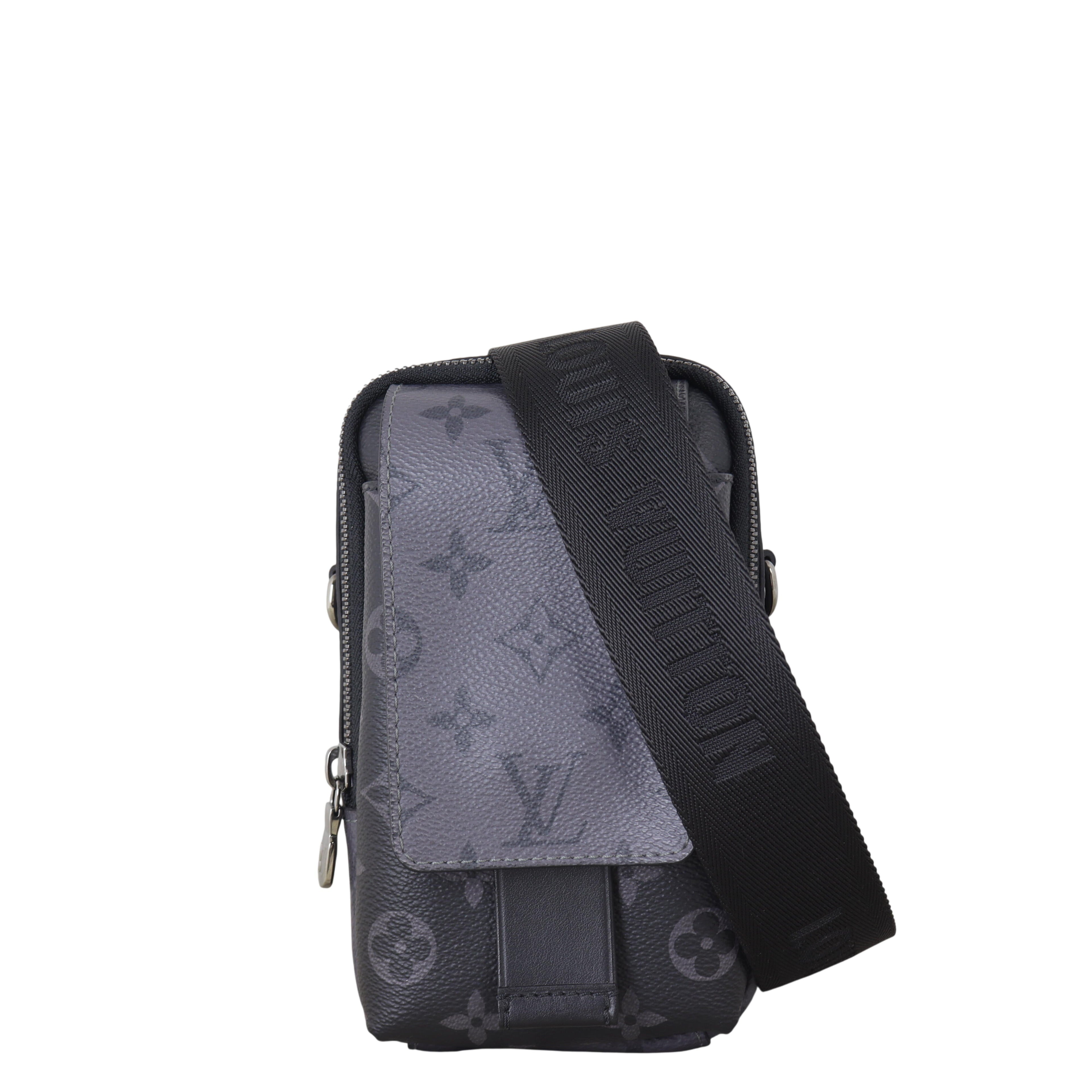 Louis Vuitton Double Phone Pouch Monogram Eclipse Reverse
