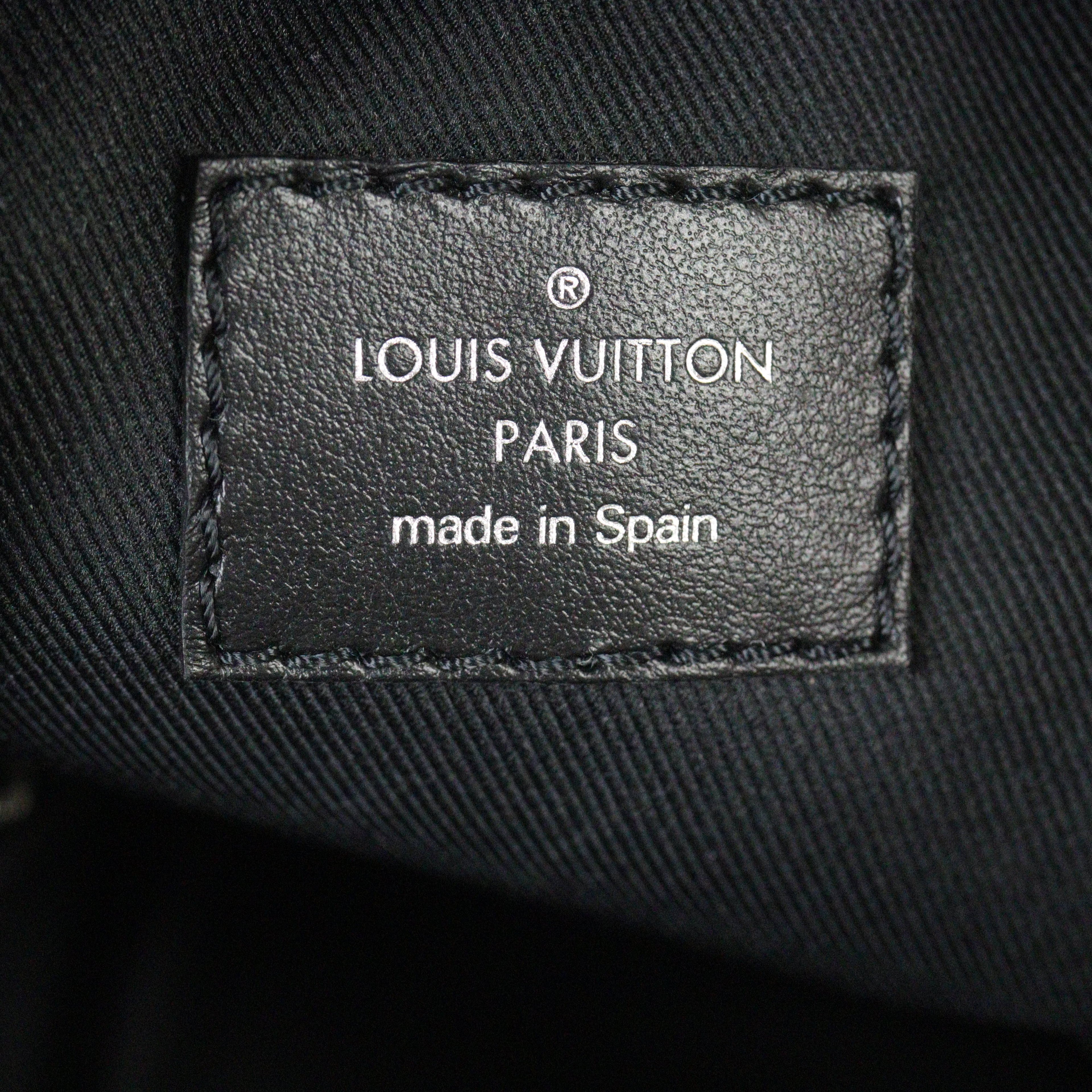 Louis Vuitton Double Phone Pouch Monogram Eclipse Reverse
