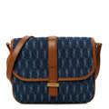 Denim All-Over Monogram Small Le Monogramme Satchel Navy Blue
