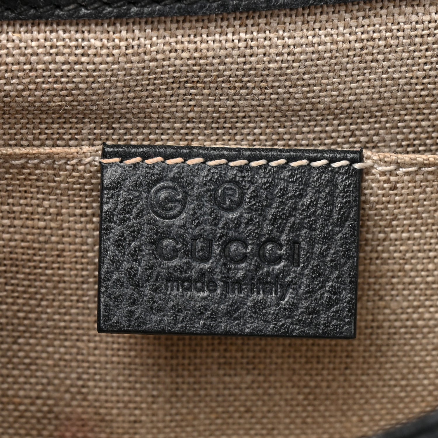 Dollar Calfskin Small Interlocking G Shoulder Bag Black