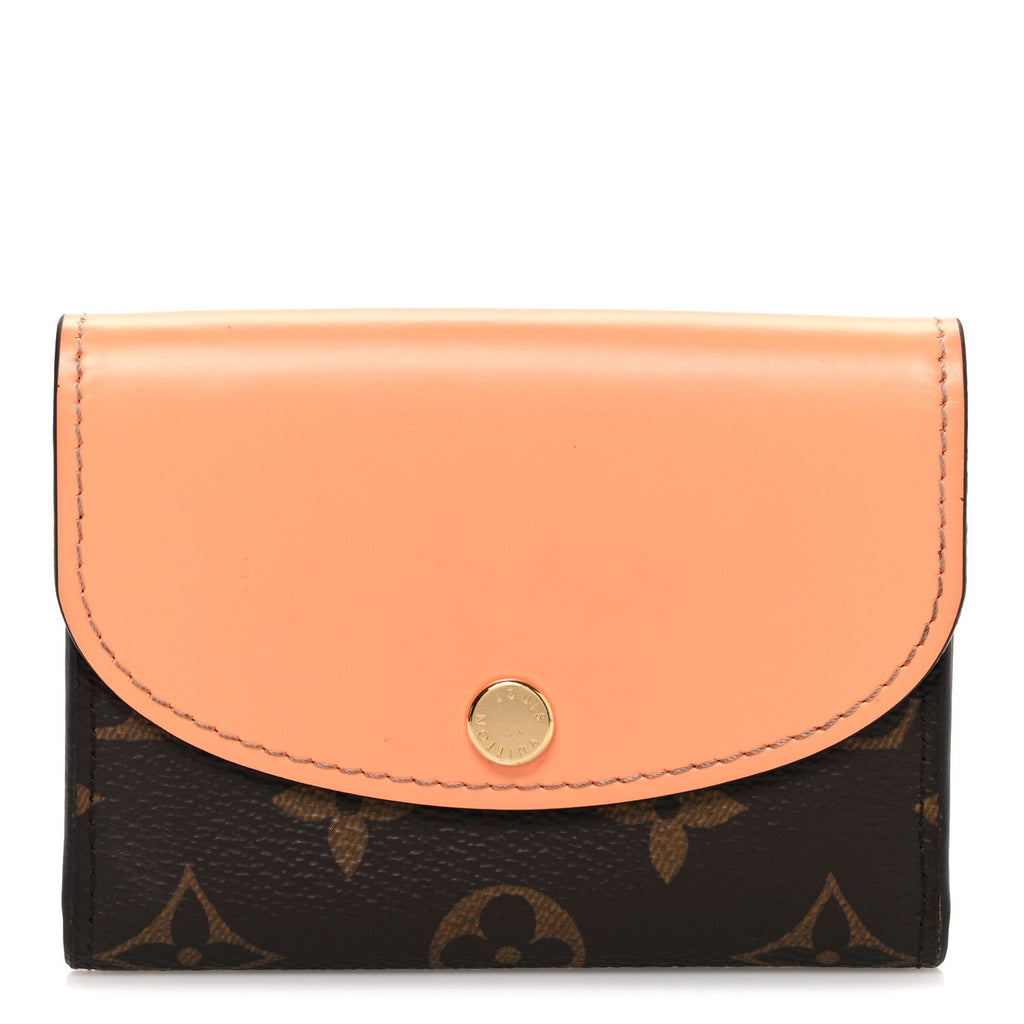 Monogram Rosalie Coin Purse Apricot