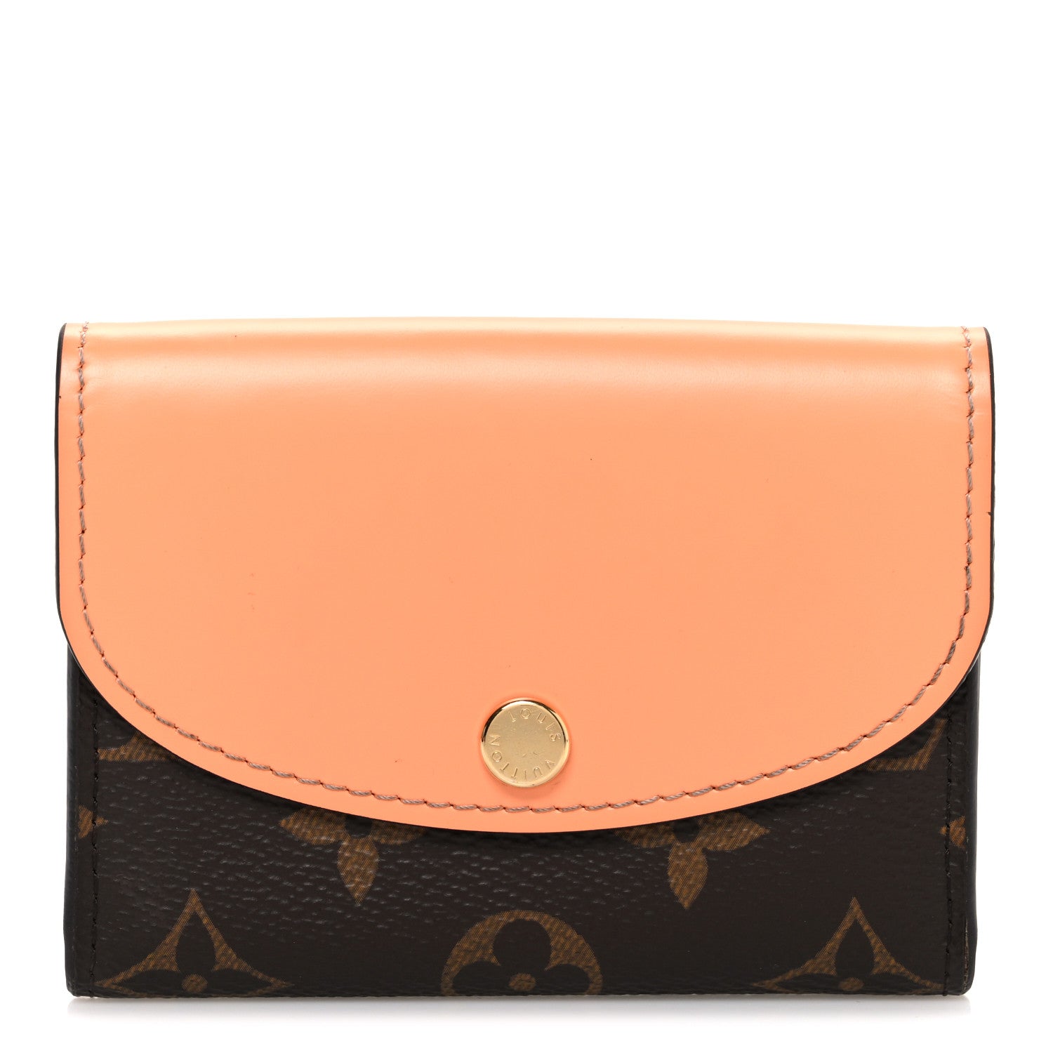 Monogram Rosalie Coin Purse Apricot