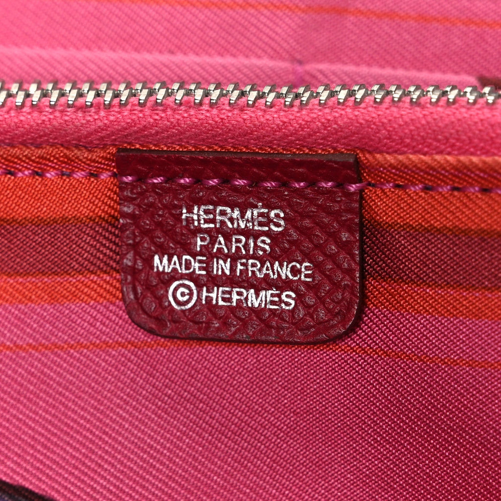 Epsom Silk'In Wallet Rose Pourpre