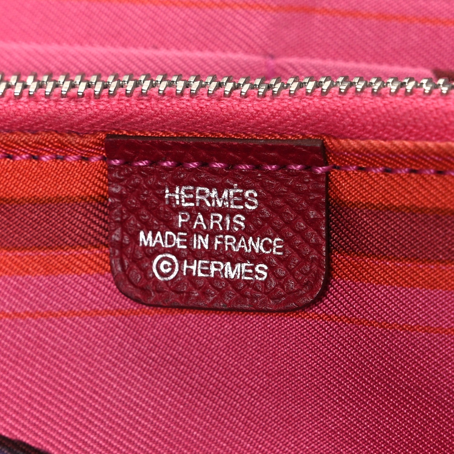 Epsom Silk'In Wallet Rose Pourpre