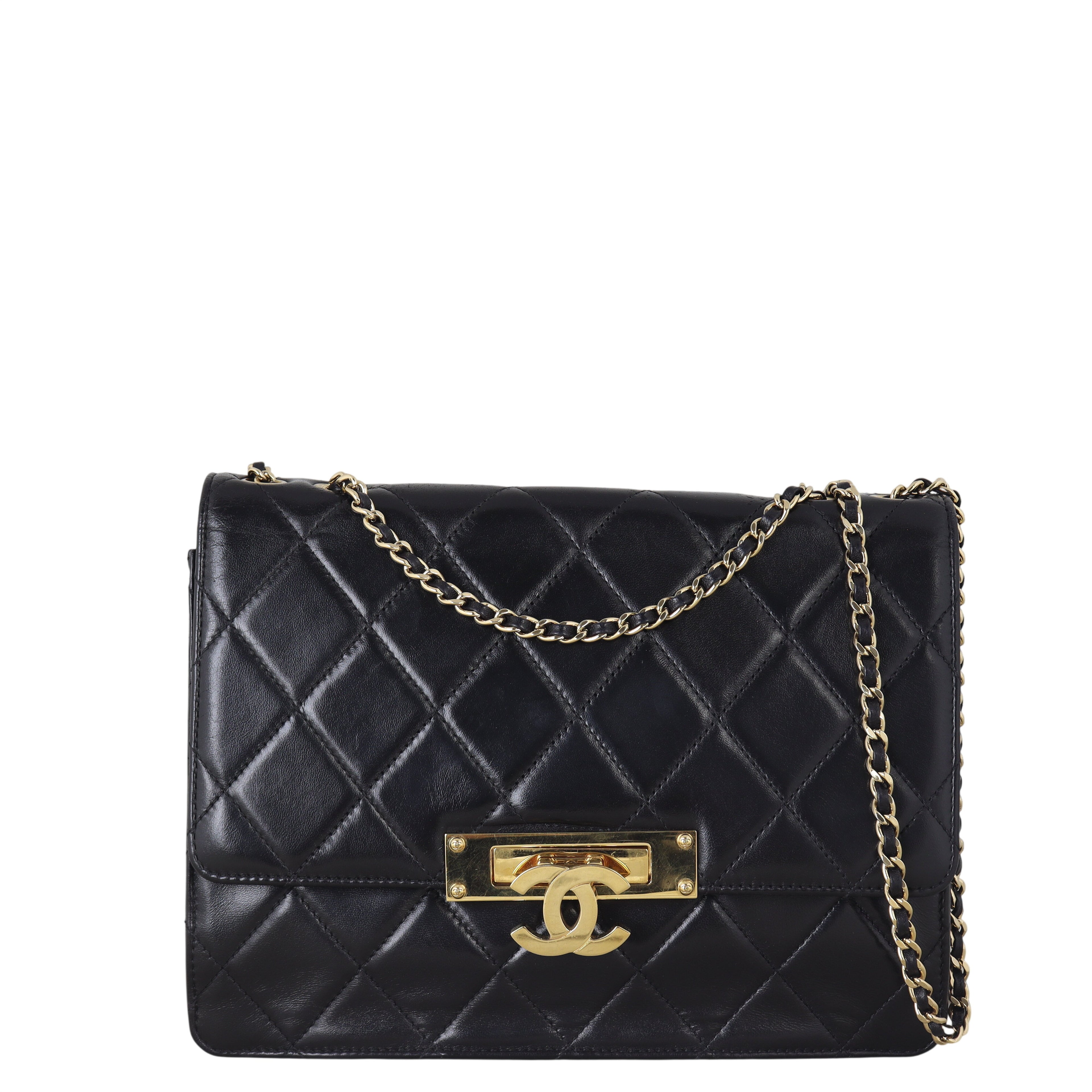 Chanel CC Golden Class Flap Bag Medium