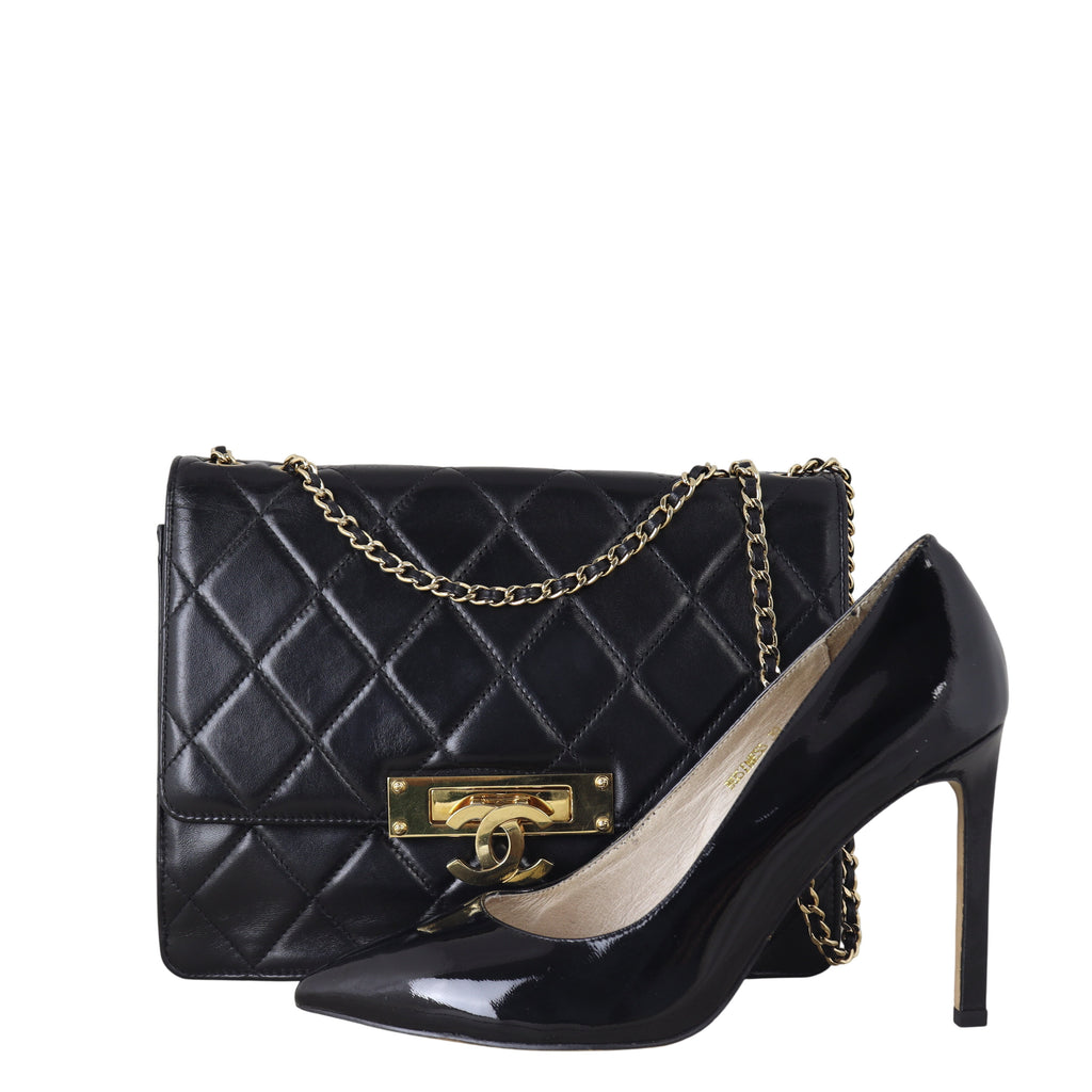 Chanel CC Golden Class Flap Bag Medium