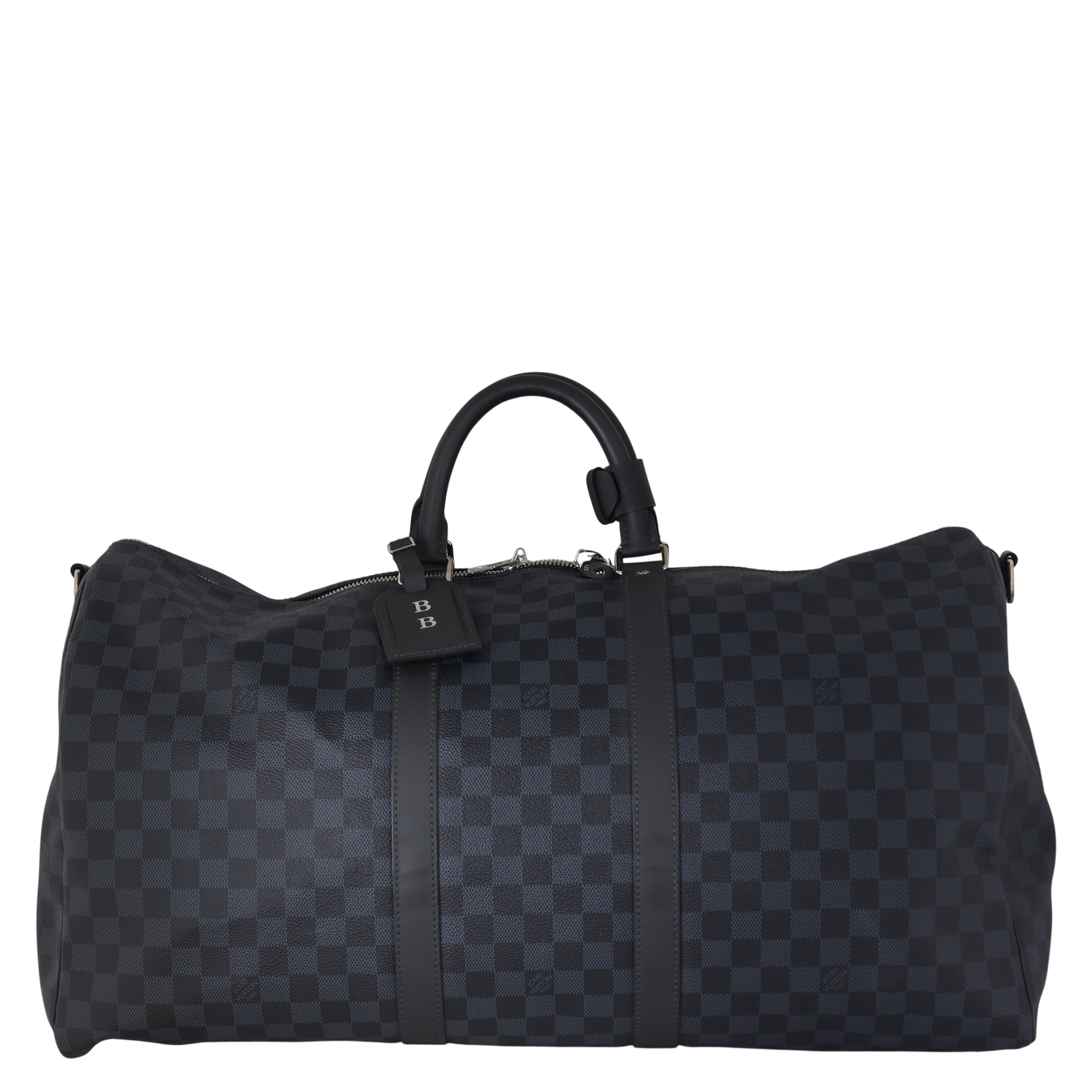 Louis Vuitton Keepall 55 Bandouliere Damier Cobalt