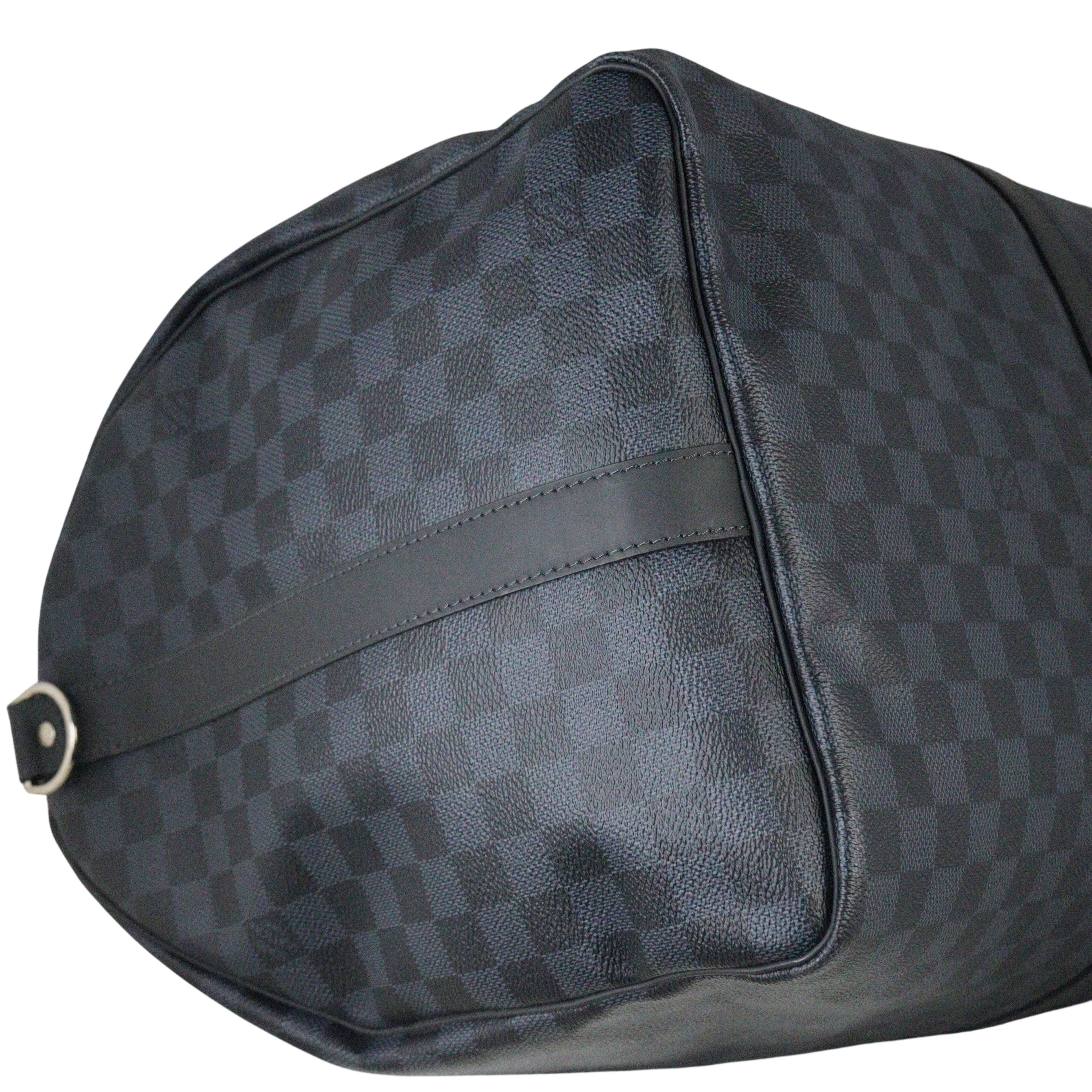 Louis Vuitton Keepall 55 Bandouliere Damier Cobalt