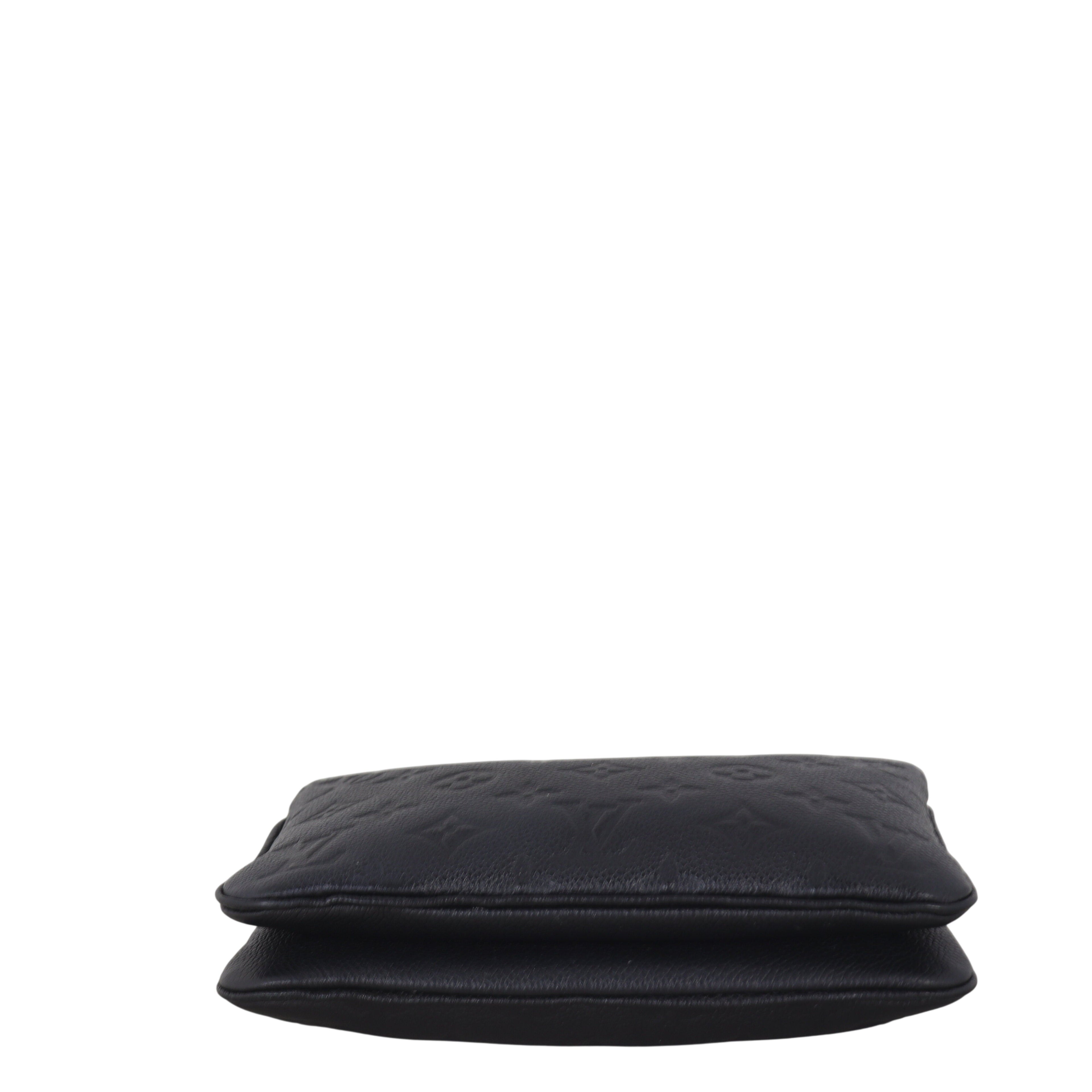Louis Vuitton Double Zip Pochette Monogram Empreinte