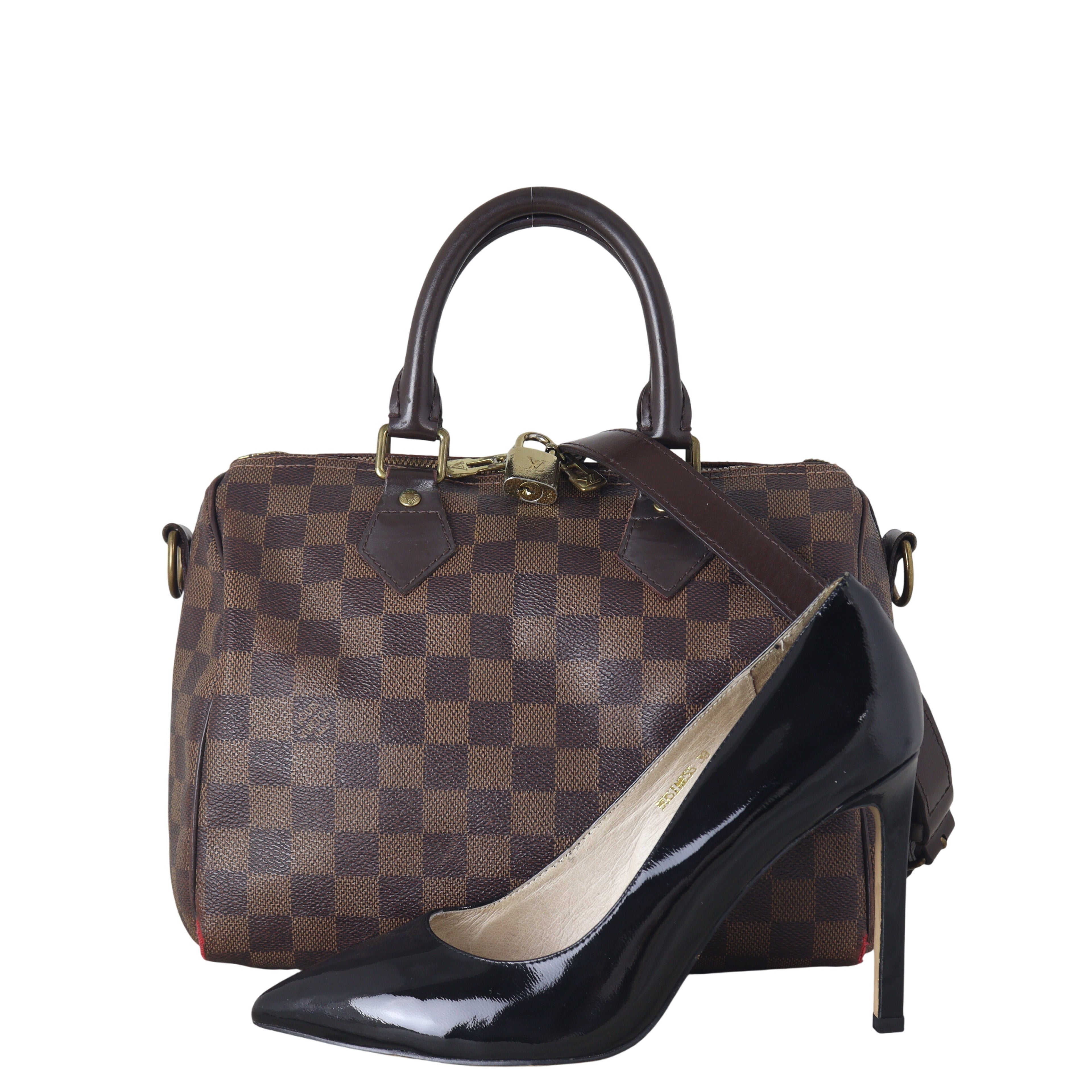 Louis Vuitton Speedy 25 Bandouliere Damier Ebene
