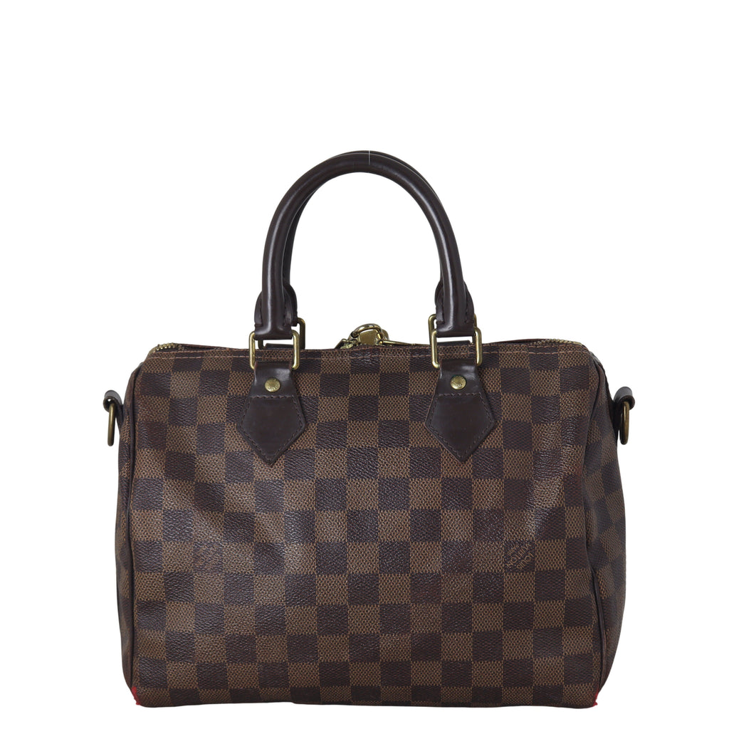 Louis Vuitton Speedy 25 Bandouliere Damier Ebene