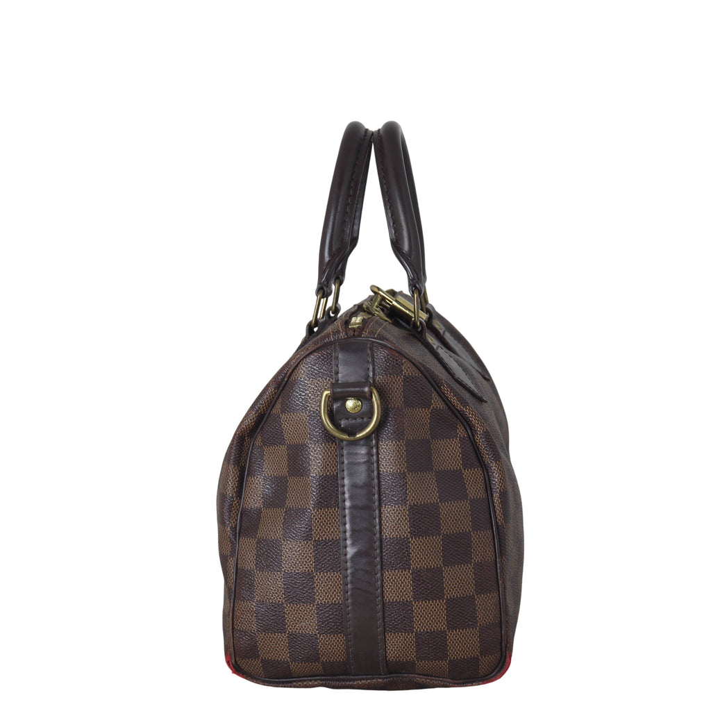 Louis Vuitton Speedy 25 Bandouliere Damier Ebene