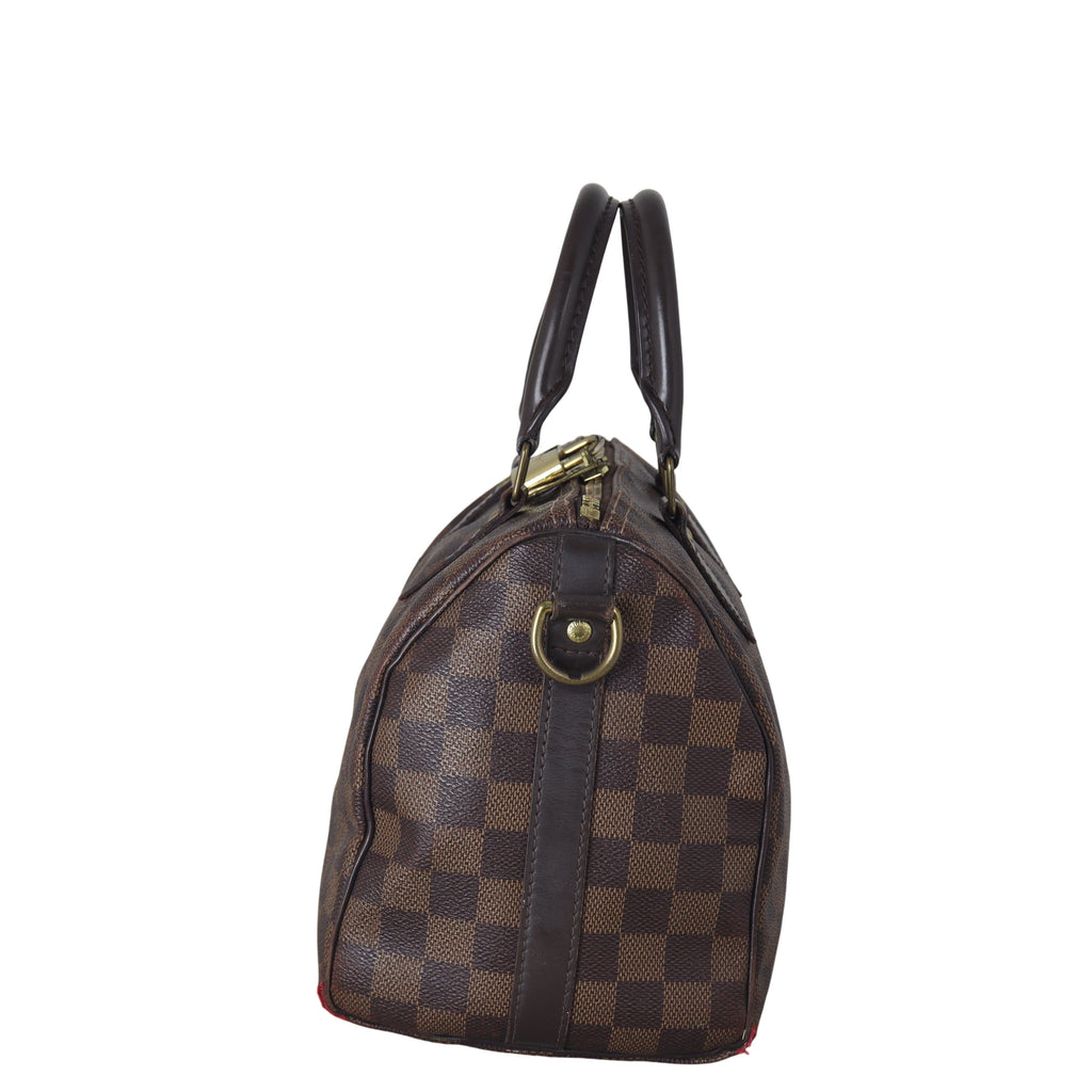 Louis Vuitton Speedy 25 Bandouliere Damier Ebene